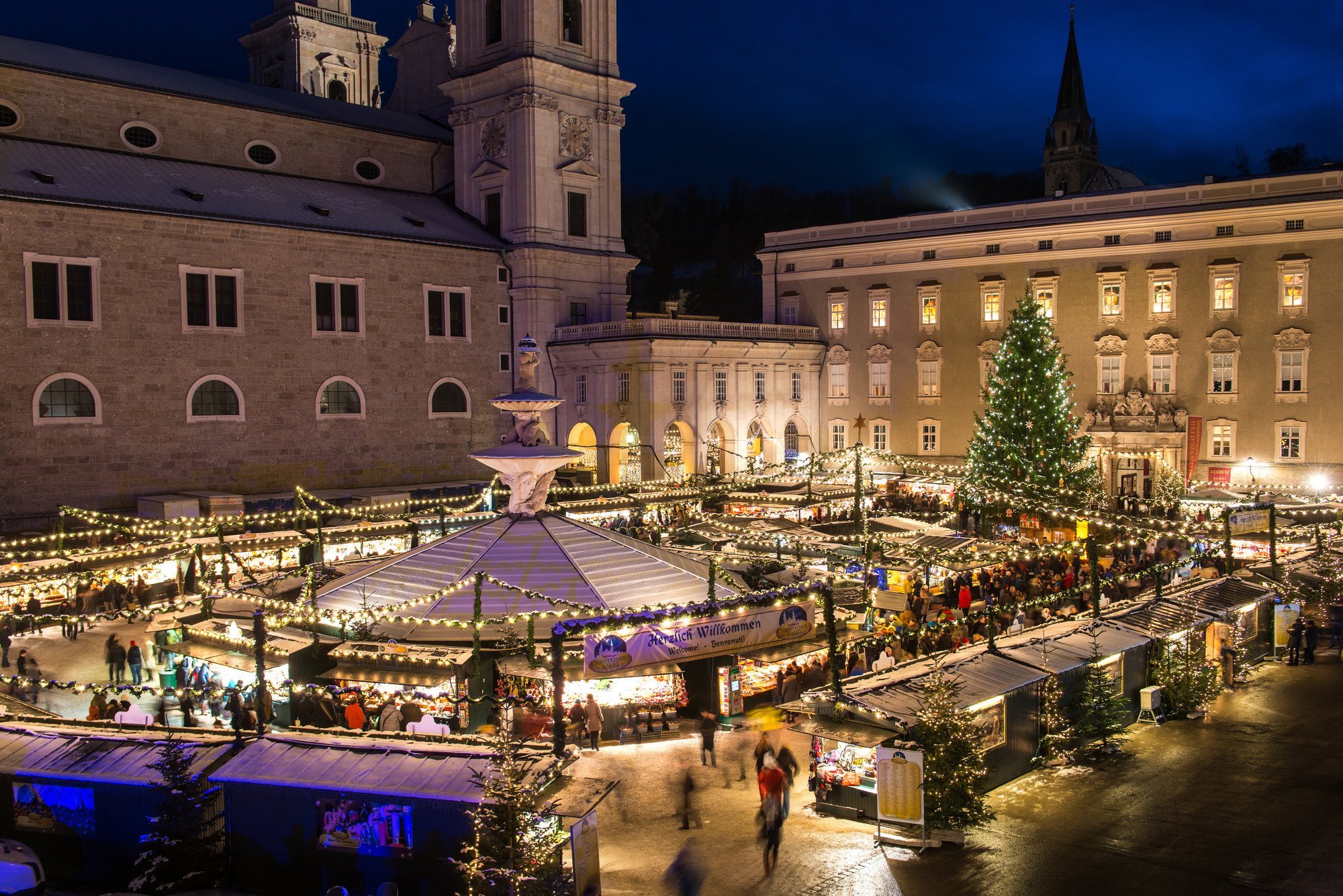 Christkindlmarkt Stadt Salzburg, Residenzplatz